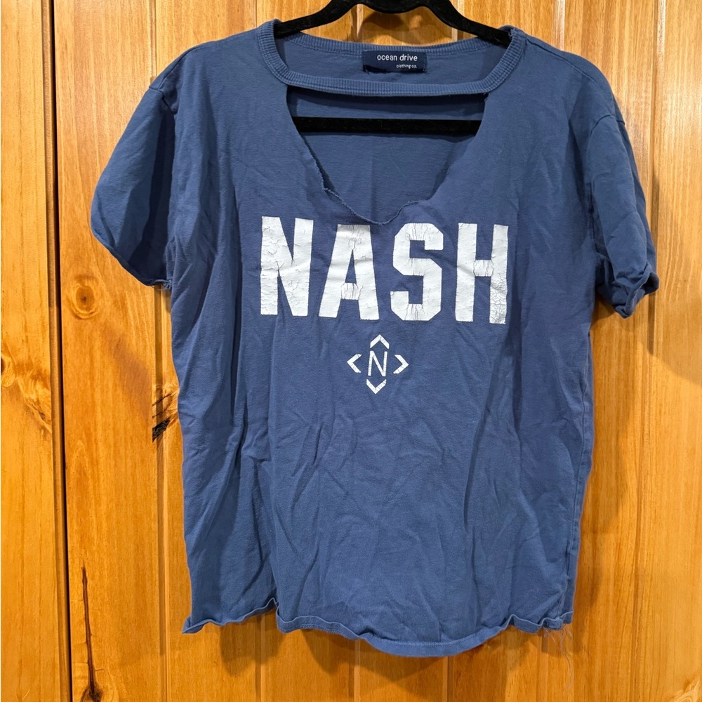 Nash Womens blue tee